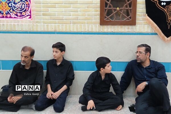 مراسم سوگواری بنیاد مهدی موعود در  ناحیه یک  شیراز