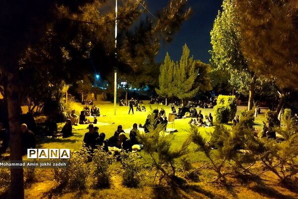 عزاداری  شب تاسوعا در شهرستان رباط‌کریم