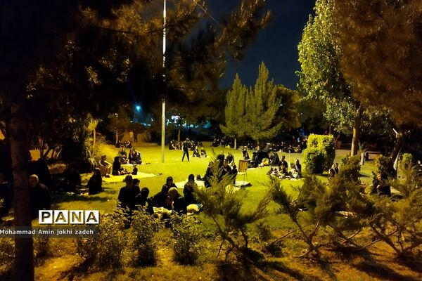 عزاداری  شب تاسوعا در شهرستان رباط‌کریم