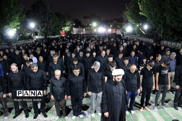 حضورمدیرکل آموزش و پرورش شهرستان‌های استان تهران درشب تاسوعای حسینی شهرستان اسلامشهر