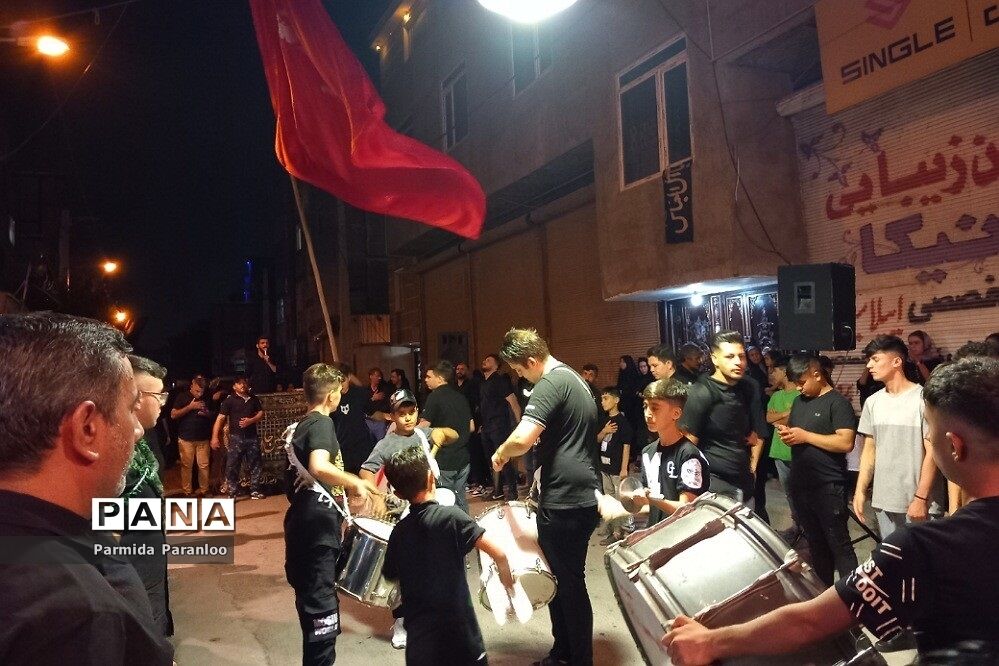مراسم عزاداری شب نهم ماه محرم در بهارستان ۲