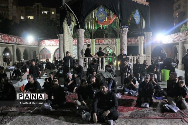 مراسم عزاداری در بوستان کودک قم