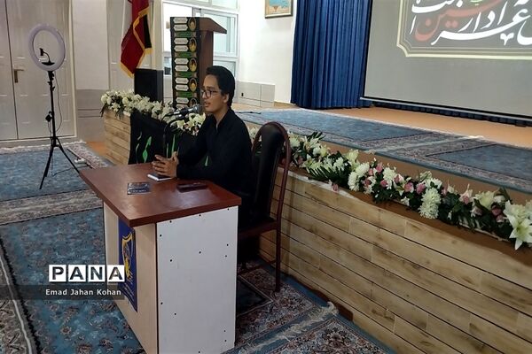 مراسم عزاداری هیات دانش‌آموزی انصار المهدی پسران کاشمر