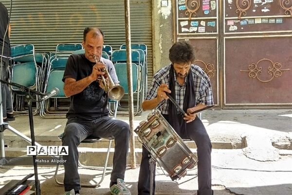مراسم شبیه‌خوانی مصادف با تاسوعا در شهرستان قرچک