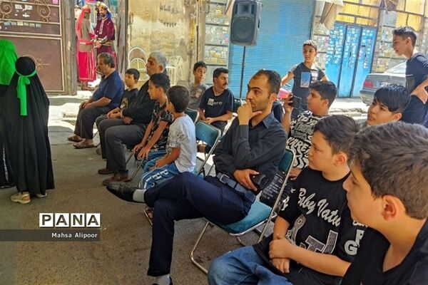 مراسم شبیه‌خوانی مصادف با تاسوعا در شهرستان قرچک