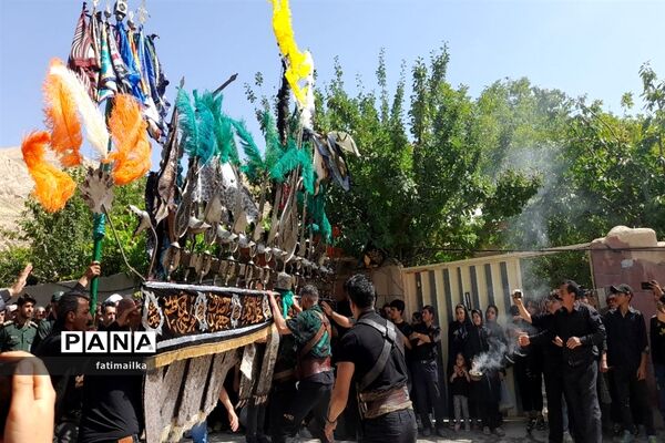 برگزاری عزاداری تاسوعای حسینی در روستای بادرود شهرستان فیروزکوه