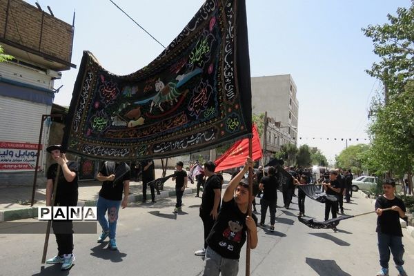 مراسم عزاداری تاسوعای حسینی با حضور جانشین سپاه شهرستان ری