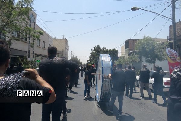 مراسم عزاداری تاسوعای حسینی با حضور جانشین سپاه شهرستان ری