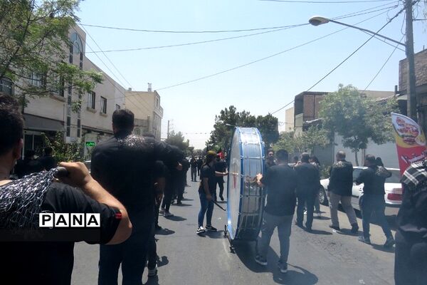 مراسم عزاداری تاسوعای حسینی با حضور جانشین سپاه شهرستان ری