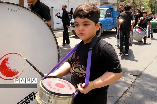 مراسم عزاداری تاسوعای حسینی با حضور جانشین سپاه شهرستان ری