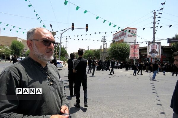 مراسم عزاداری تاسوعای حسینی با حضور جانشین سپاه شهرستان ری