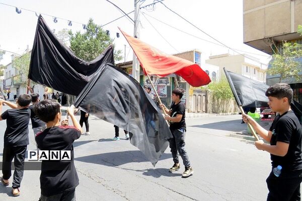 مراسم عزاداری تاسوعای حسینی با حضور جانشین سپاه شهرستان ری