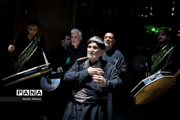 عزاداری تاسوعای حسینی (ع) در هیات کربلایی‌های مقیم تهران