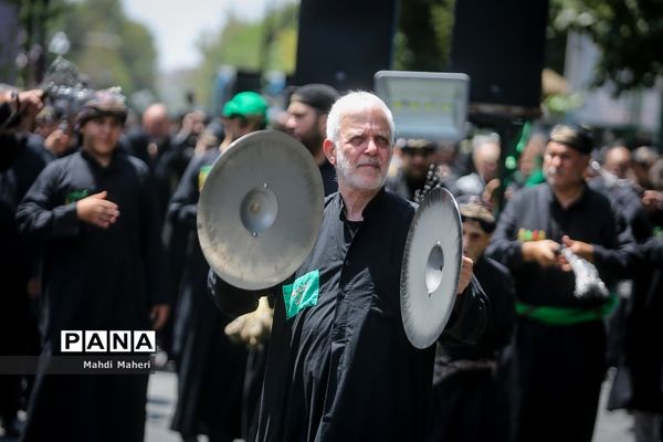 عزاداری تاسوعای حسینی (ع) در هیات کربلایی‌های مقیم تهران