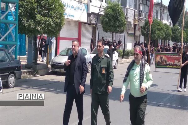 مراسم دسته‌روی و عزاداری تاسوعای حسینی در شهرستان محمودآباد‌