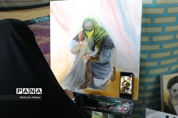 مراسم سوگواری ریحانه‌های حسینی در شهرستان قدس