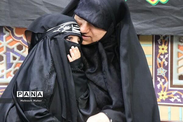 مراسم سوگواری ریحانه‌های حسینی در شهرستان قدس