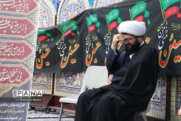 مراسم سوگواری ریحانه‌های حسینی در شهرستان قدس