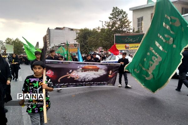 مراسم تاسوعای حسینی در قائمشهر