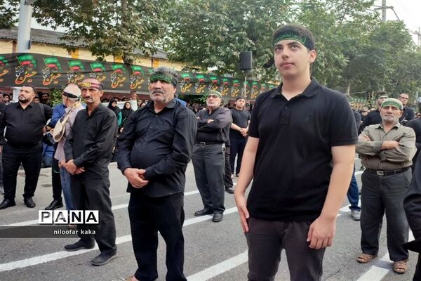مراسم تاسوعای حسینی در قائمشهر