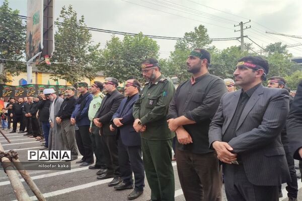مراسم تاسوعای حسینی در قائمشهر