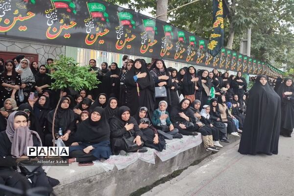 مراسم تاسوعای حسینی در قائمشهر
