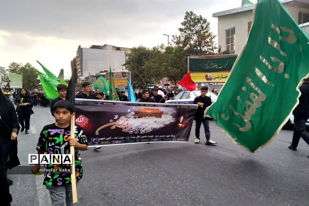 مراسم تاسوعای حسینی در قائمشهر
