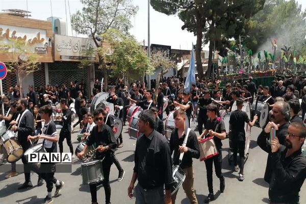 برگزاری مراسم تاسوعا حسینی در شهرستان کاشمر