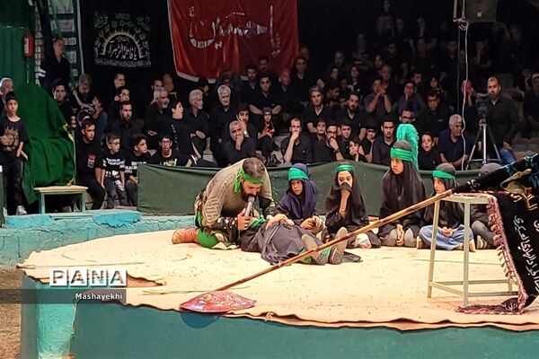 مراسم شبیه خوانی مراسم شهادت حضرت ابالفضل العباس در روز تاسوعا
