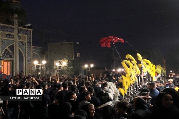 عزاداری شب عاشورای حسینی در روستای ابراهیم‌آباد فشافویه