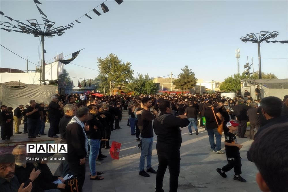 مراسم عزاداری تاسوعای حسینی در شهرستان ورامین