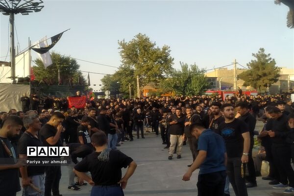 مراسم عزاداری تاسوعای حسینی در شهرستان ورامین