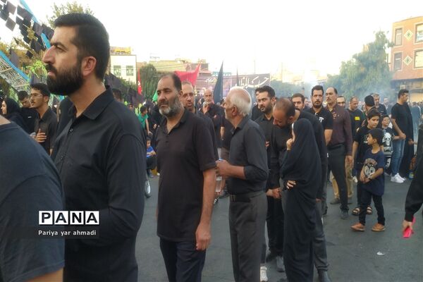 مراسم عزاداری تاسوعای حسینی در شهرستان ورامین