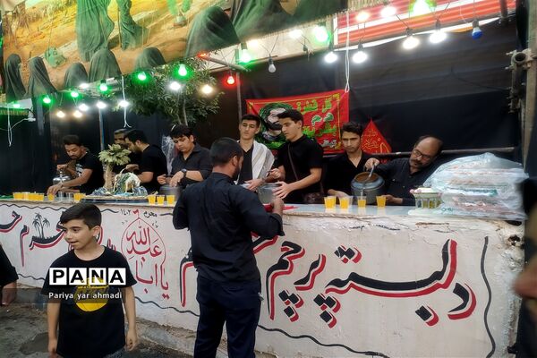 مراسم عزاداری تاسوعای حسینی در شهرستان ورامین