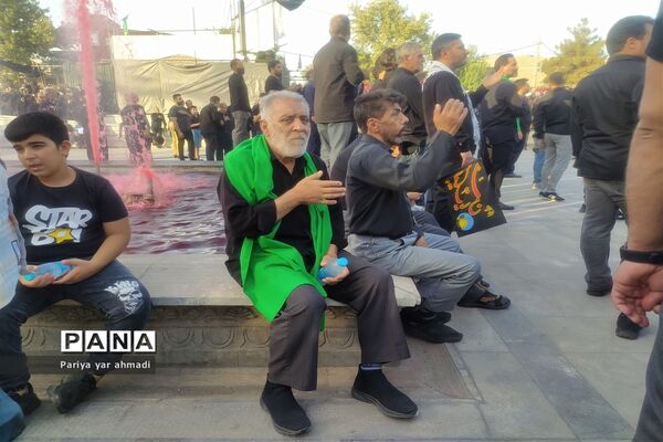 مراسم عزاداری تاسوعای حسینی در شهرستان ورامین
