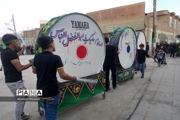 دسته زنجیر زنی حسینیه ابوالفضلی و مهدیه دهنو، خلیل آباد