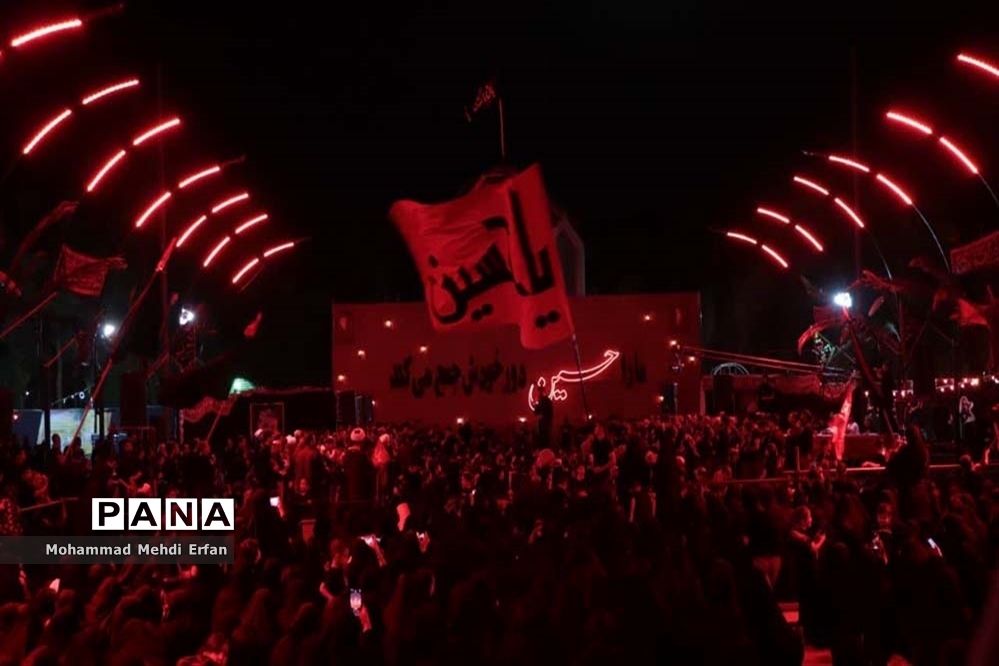 برگزاری مراسم عزاداری امام حسین (ع) در آباده