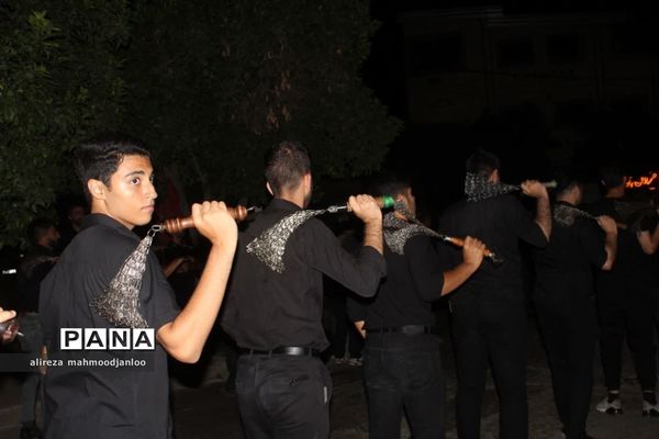 عزاداری شب عاشورا در گلوگاه