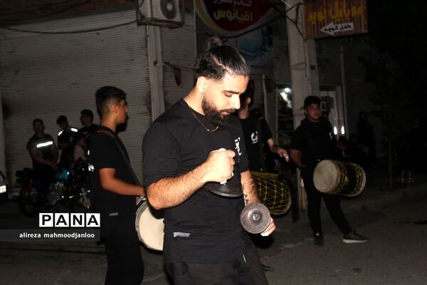 عزاداری شب عاشورا در گلوگاه