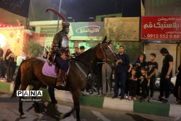 دسته تعزیه‌خوان لشکریان یزید در شب عاشورا