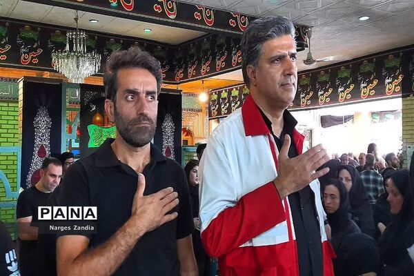 مراسم عاشورای حسینی در گلزار شهدا ملارد