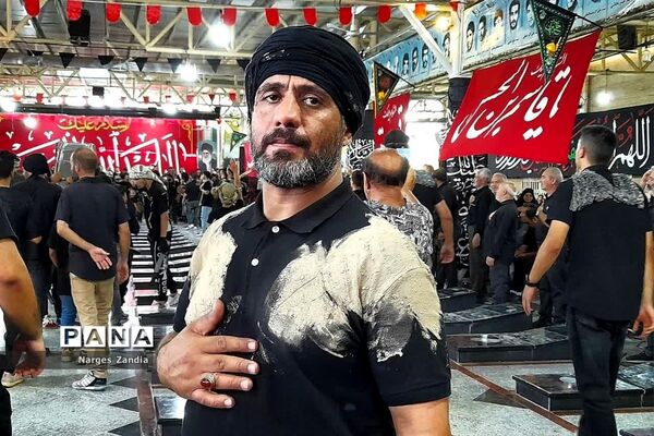مراسم عاشورای حسینی در گلزار شهدا ملارد