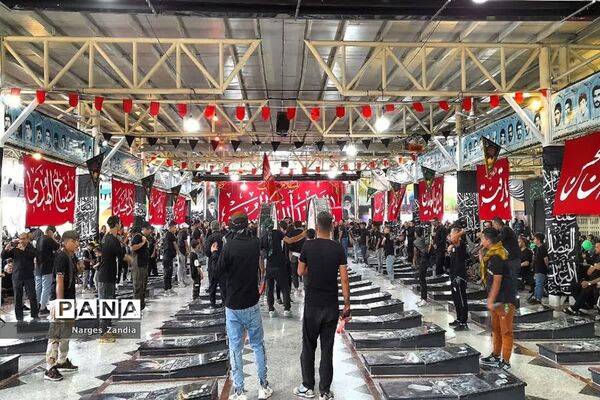 مراسم عاشورای حسینی در گلزار شهدا ملارد