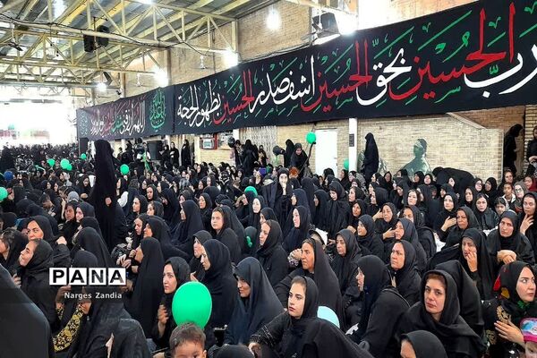 مراسم عاشورای حسینی در گلزار شهدا ملارد