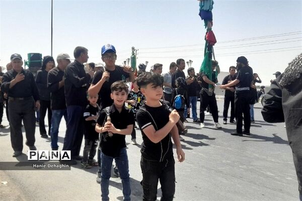 تجمع عزاداران حسینی در امام‌زاده طالب پاکدشت