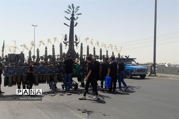 تجمع عزاداران حسینی در امام‌زاده طالب پاکدشت
