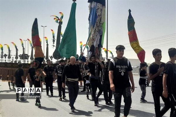 تجمع عزاداران حسینی در امام‌زاده طالب پاکدشت