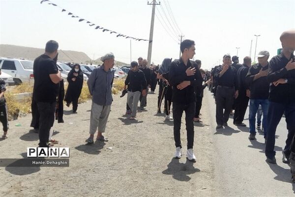 تجمع عزاداران حسینی در امام‌زاده طالب پاکدشت