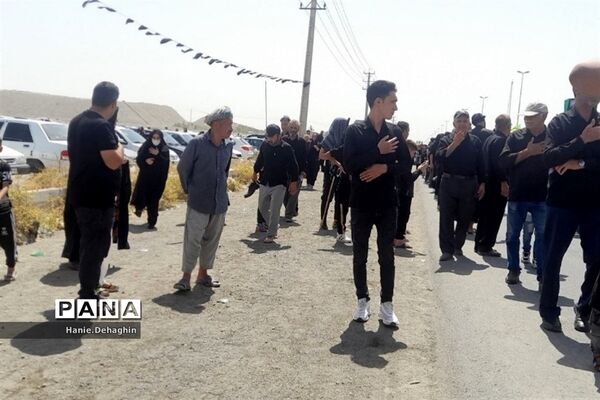 تجمع عزاداران حسینی در امام‌زاده طالب پاکدشت