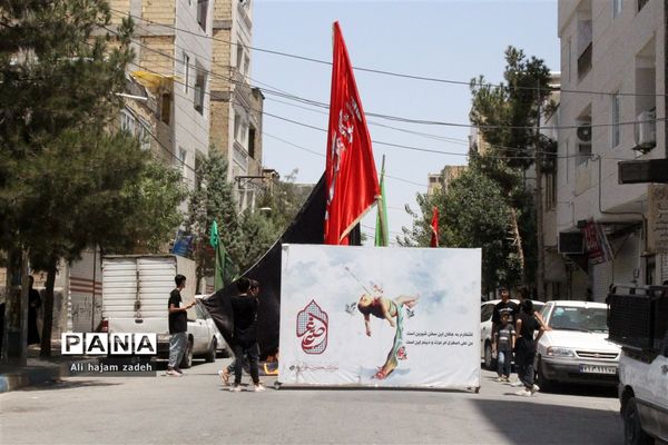 اجتماع بزرگ هیات عزاداری نصیرشهر در عاشورای حسینی